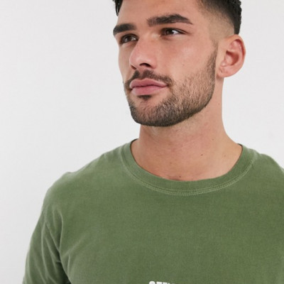 Pánske zelené tričko s nápisom